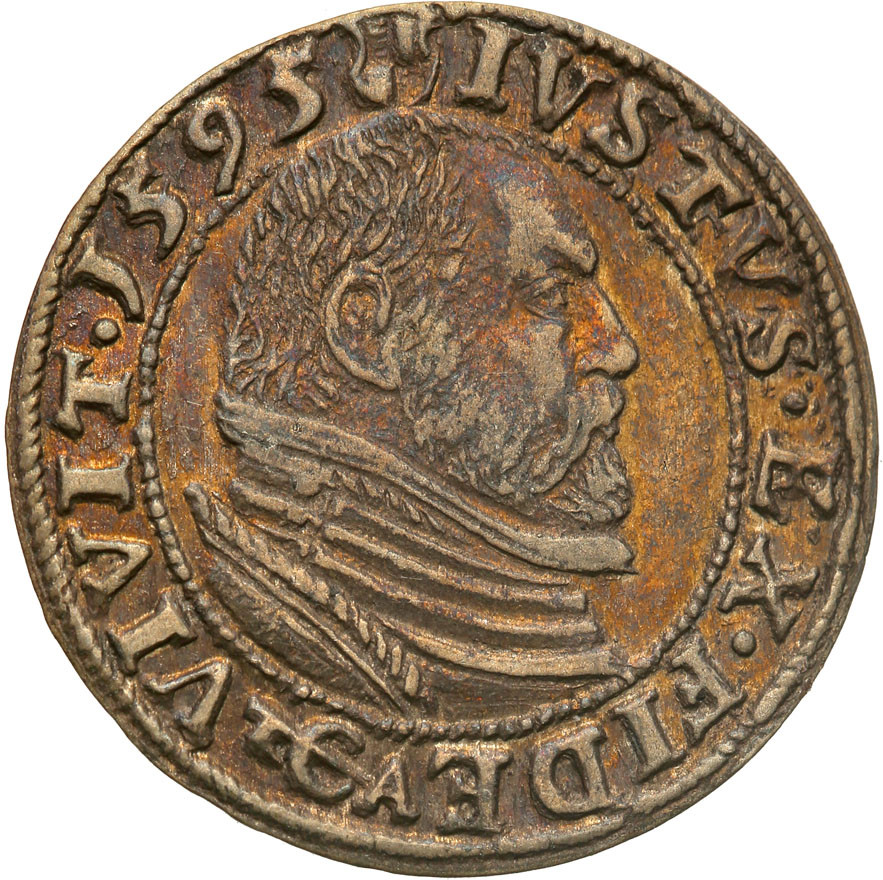 Prusy Książęce. Grosz 1595, Królewiec